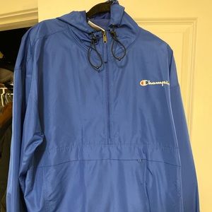 Half-Zip Champion Windbreaker (pullover hoodie)